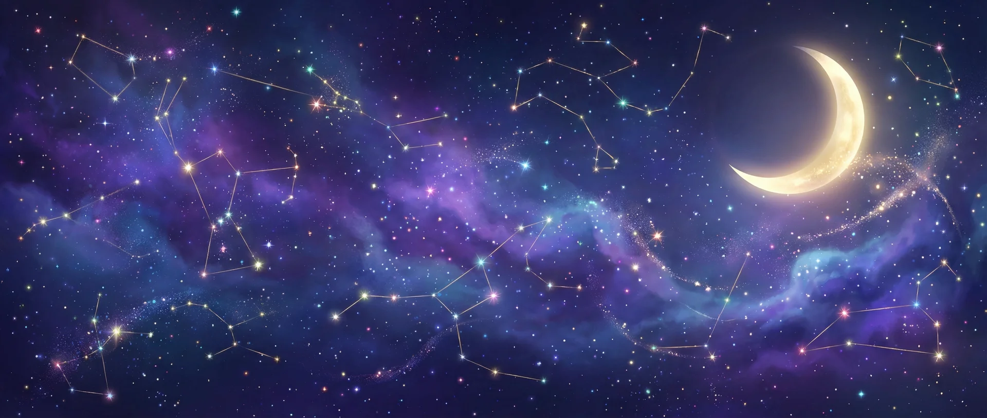 星空背景 - 无需付费可以观看的正能量 | 每日星座运势与塔罗占卜